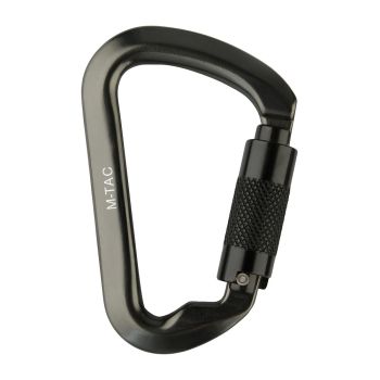 Preview: M-TAC® Key-Lock Karabiner Vorderansicht auf weissem Hintergrund